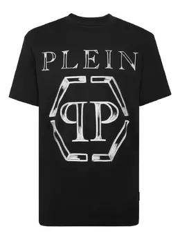 Philipp Plein: Чёрная футболка  Hexagon