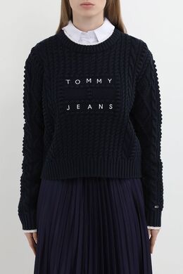 Tommy Jeans: Синий свитер 