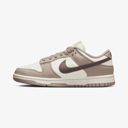 Nike: Белые кеды  Dunk Low