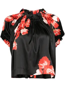 Simone Rocha: Чёрный топ 