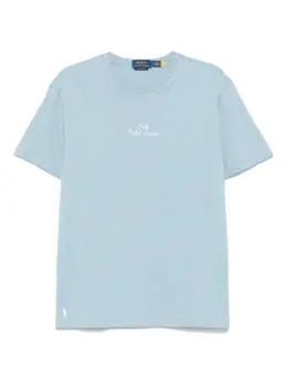 Polo Ralph Lauren: Голубая футболка 