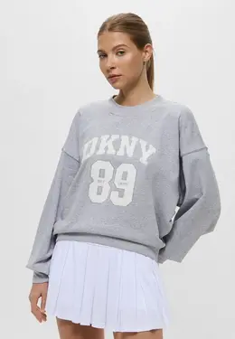 DKNY: Серый свитшот 