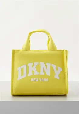 DKNY: Жёлтая сумка 