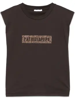 Patrizia Pepe: Коричневая майка 