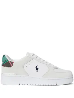 Polo Ralph Lauren: Белые кроссовки 
