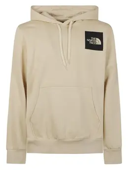 The North Face: Бежевая толстовка  Logo