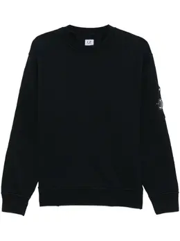 C.P. Company: Голубой свитшот  Lens
