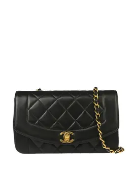 CHANEL Pre-Owned: Чёрная сумка 
