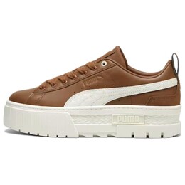 PUMA: Коричневые кроссовки  Mayze