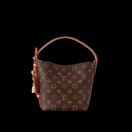 Louis Vuitton: Коричневая сумка 