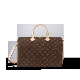 Louis Vuitton: Коричневая сумка 