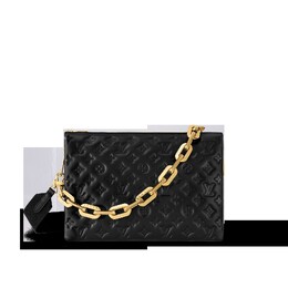 Louis Vuitton: Чёрная сумка 