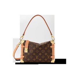 Louis Vuitton: Коричневая сумка 