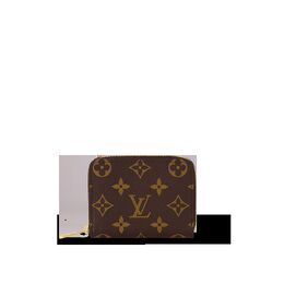 Louis Vuitton: Коричневый кошелёк  Zippy