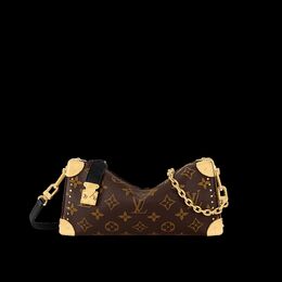 Louis Vuitton: Коричневая сумка 
