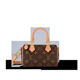 Louis Vuitton: Коричневая сумка 