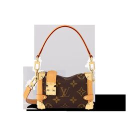 Louis Vuitton: Коричневая сумка 
