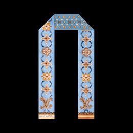 Louis Vuitton: Синий шарф 