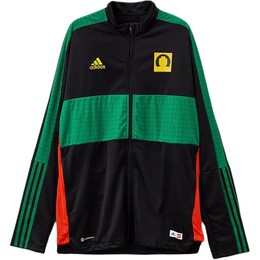 Adidas: Чёрная куртка 