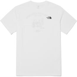 The North Face: Белая футболка 
