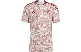 Adidas: Белая футболка 