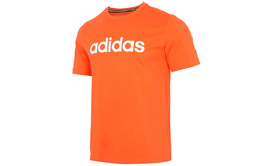 Adidas: Оранжевая футболка 