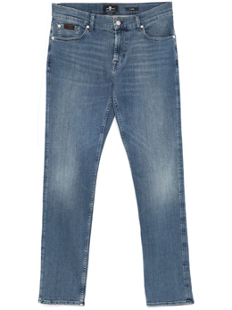 7 For All Mankind: Синие джинсы  Slimmy