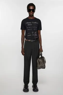 Acne Studios: Чёрные брюки 