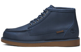 Timberland: Синие ботинки 