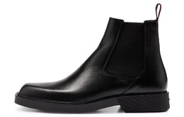 Hugo Boss: Чёрные ботинки 