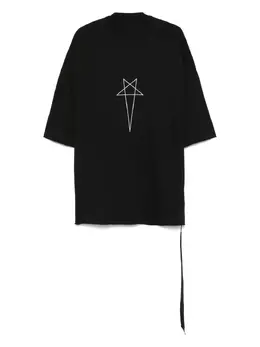 Rick Owens DRKSHDW: Чёрная футболка 