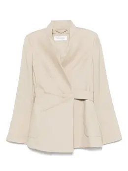 Max Mara: Бежевый жакет 