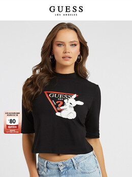 GUESS: Обтягивающая футболка 