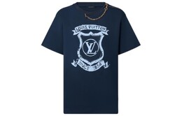 Louis Vuitton: Голубая футболка 