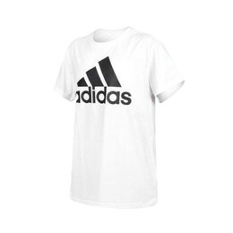Adidas: Белая футболка 