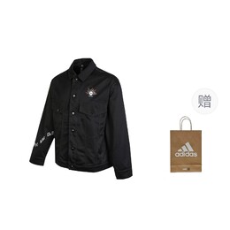 Adidas: Чёрная куртка 