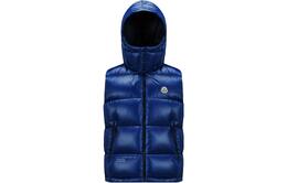 Moncler: Синий жилет 