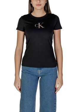 Calvin Klein Jeans: Чёрная футболка 