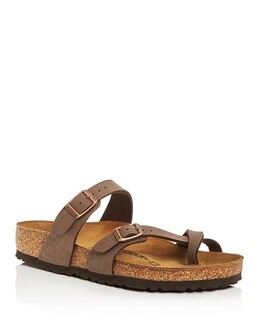 Birkenstock: Коричневые шлёпанцы  Mayari