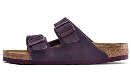 Birkenstock: Фиолетовые шлёпанцы 