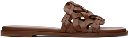 Gianvito Rossi: Коричневые сандалии 