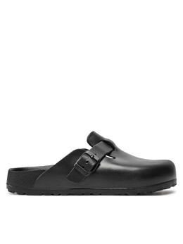 Birkenstock: Чёрные шлёпанцы  Boston