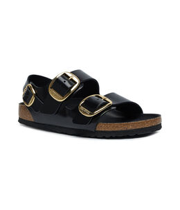 Birkenstock: Чёрные сандалии 