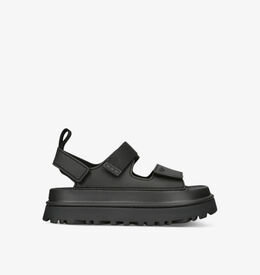 UGG: Чёрные сандалии 