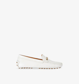 Tods: Белые туфли  Gommino