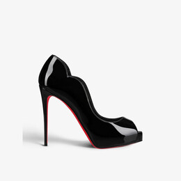 Christian Louboutin: Чёрные босоножки 