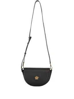 Versace: Чёрная сумка через плечо 