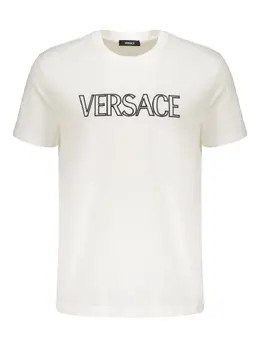 Versace: Хлопковая футболка 