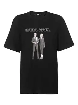 Karl Lagerfeld: Чёрная футболка 