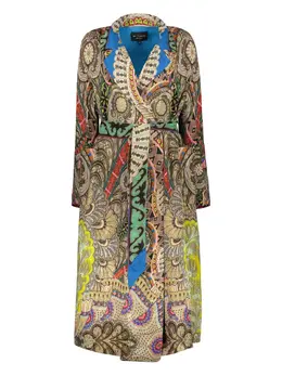 ETRO: Жаккардовое пальто 